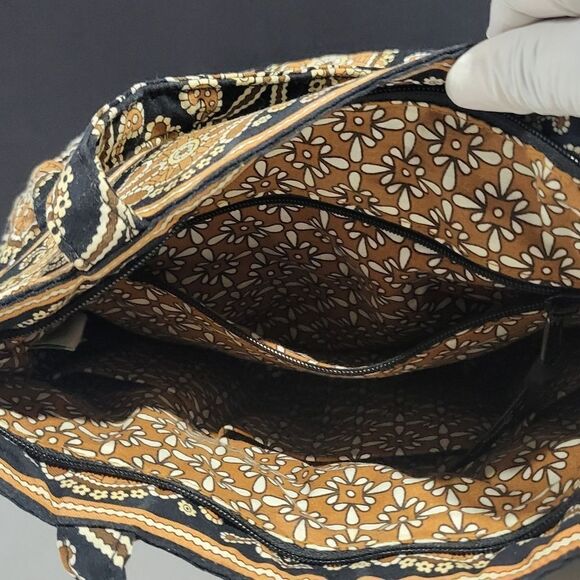 Vera Bradley black, Brown & Tan Bag - Picture 6 of 11